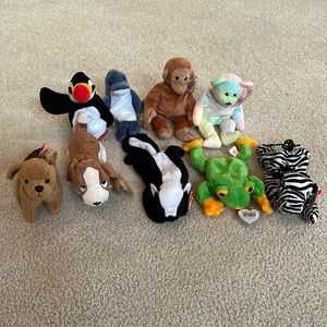Ty Beanie Baby Lot of 9!